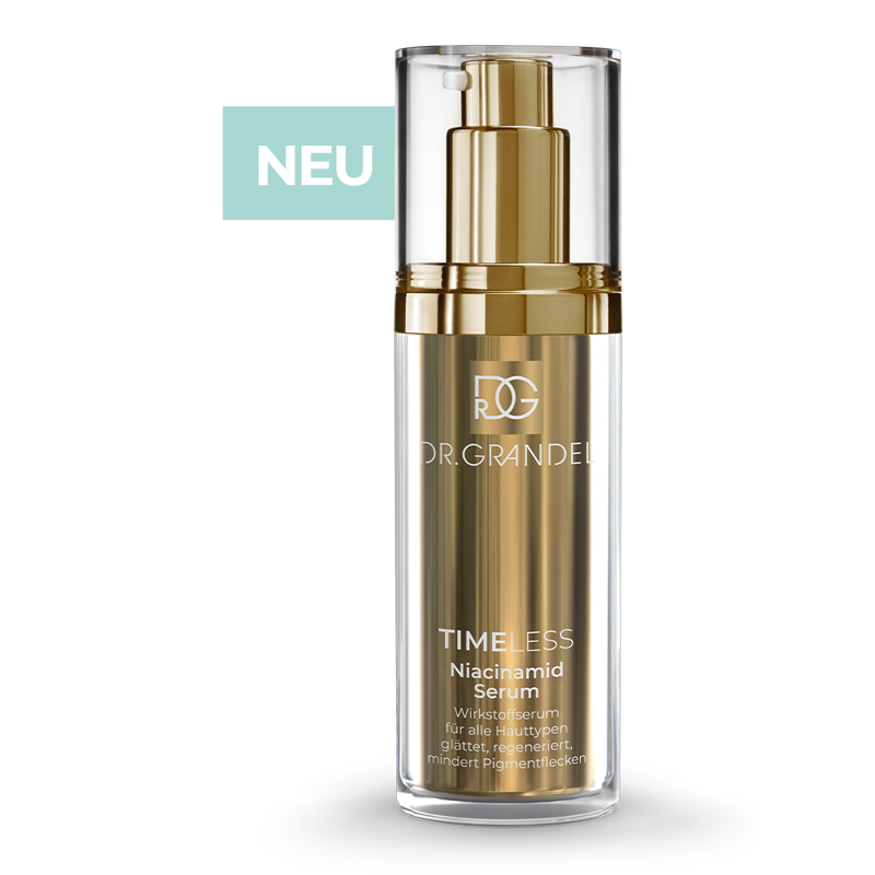 Das neue Niaciamid Serum von Timeless DR. GRANDEL